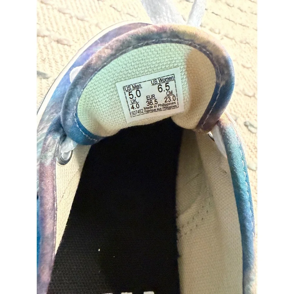 Vans MoMA Claude Monet Water Lilies Authentic Sneakers Blue Men 5 Women 6.5